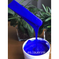 Tinta azul UV para botella de plástico
